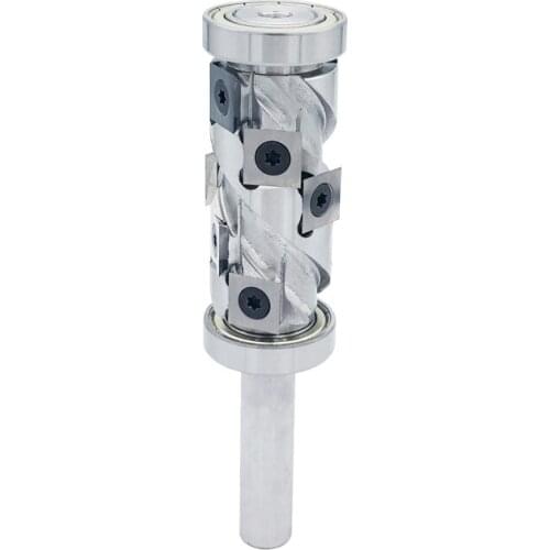 12.7mm Solid Wood Woodworking Trimming Spiral Cutter Trimming Cemented Carbide Surface Milling Cutter Drill Bit Cutter