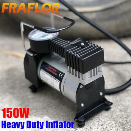 Heavy Duty Portable Air Compressor 12V 140PSI/965kPA Pump Electric Tire Inflator Car Care Tool For SUV CRV Bicycle Compressor