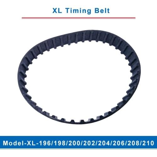 XL timing belt model-196XL/198XL/200XL/202XL/204XL/206XL/208XL/210XL belt teeth pitch 5.08mm width 10/15mm for XL timing pulley