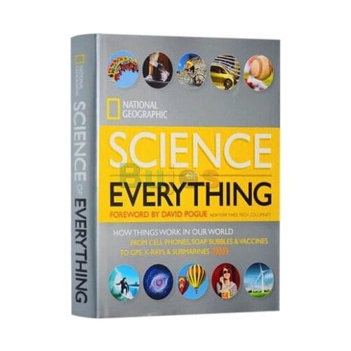 1 book,National Geographic Science of Everything: How Things Work in Our World English Reading Book Childrens Encyclopedia Book