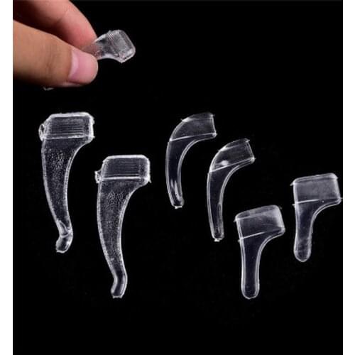 10pairs/set Ear Grip Hooks Anti-slip Holder Silicone Glasses Ear Hooks Tip Eyeglasses Grip For Eyeglasses Eyewear Accessories