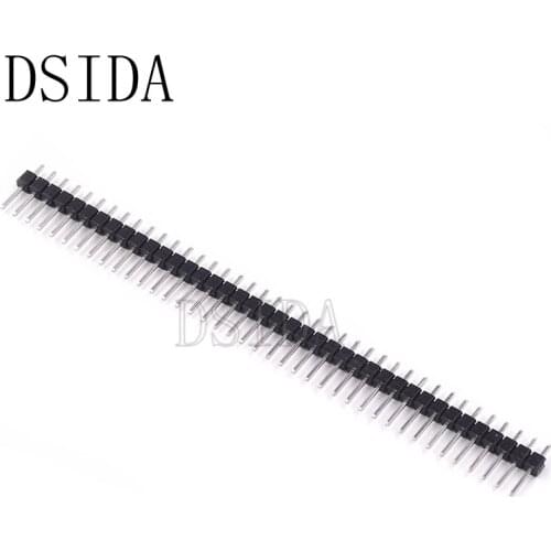 10Pcs 40 Pin 1x40 1*40pin 1x40pin 1*40p 1x40p Single Row Male 2.54mm Breakable Pin Header Connector Strip for Arduino