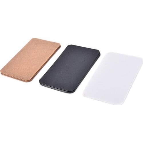 100X Name Card 90 x 53mm Wood Cards Label Tag DIY Blank Trading Business