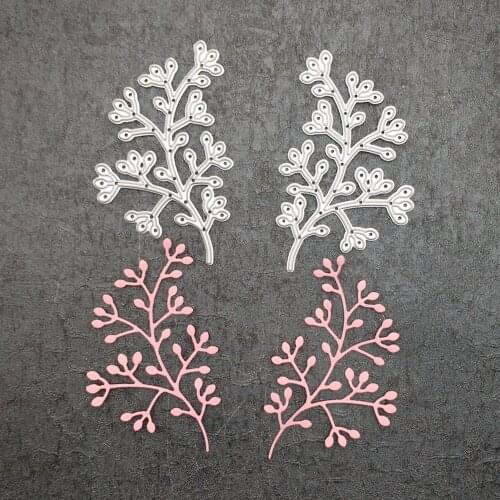2Pcs/set Tree Branches Metal cutting dies frame craft cutting die embossing stencil for handmade Paper card making scrapbooking