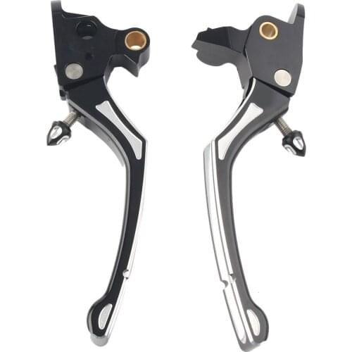 2Pcs Motorcycle Brake Clutch Levers For Harley Davidson Road King 2008 2009 2010 2011 2012 2013 Motorcycle Accessories