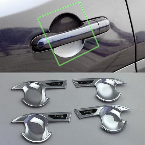 2016 stainless steel door handle bowl cover 4pcs Car Styling Accessories For JEEP 2016 Renegade