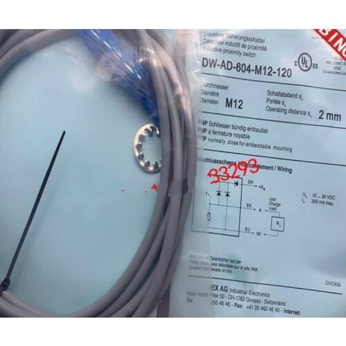 3pcs high quality Proximity switch DW-AD-624-M12-120 DW-AD-501-M12-120 DW-AD-502-M12-120