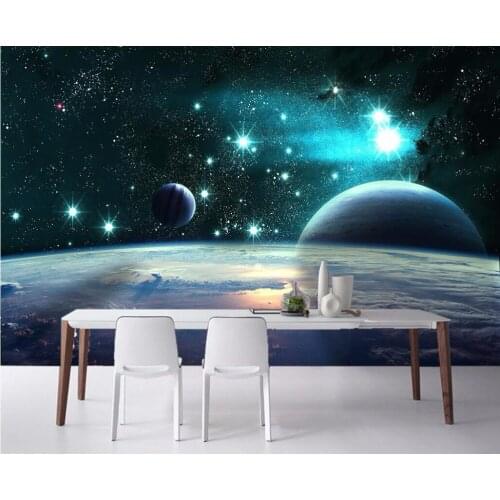 Custom photo mural 3d room wallpaper picture vast universe of stars decoration painting 3d wall murals wallpaper for walls 3 d