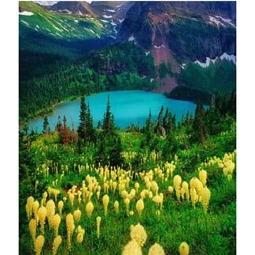 5D DIY Diamond Painting Square/Round Diamond Landscape Painting Valley Beautiful Pictures Cross Stitch Embroidery Artwork WG3303