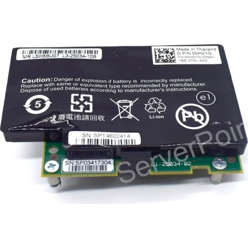 LSIIBBU07 L3-250340-10B Battery for 8880EM2 9260-XX 9261-XX 9280-XX AND 9750-XX well tested Refurbished