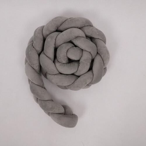 Amazon INS new three-strand long woven twist braid DIY woven crib anti-collision bed circumference baby safety gate