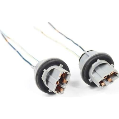 T20 7440 A B car bulbs holder Female connector adapter with wire Car Accessories