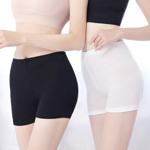 Seamless Underwear Shorts Women Soft Cotton Safety Short Pants Female Sexy Lace Black Boxers Women Plus Size Boyshort Panties