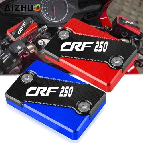 CRF Motorcycle Front Brake Clutch Cylinder Fluid Reservoir Cover Cap FOR HONDA CRF250 CRF250L CRF250M CRF250 RALLY 2017 Aluminum