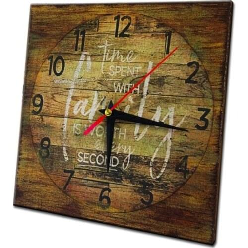 Wood Table clock desk clock relogio de mesa настольные часы reloj de escritorio