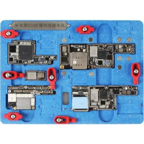 Mijing K20 A11 PCB BGA Holder Multifunctional Explosion-proof Tin Motherboard soldering tin Repair Fixture for iPhone X XS XSMax