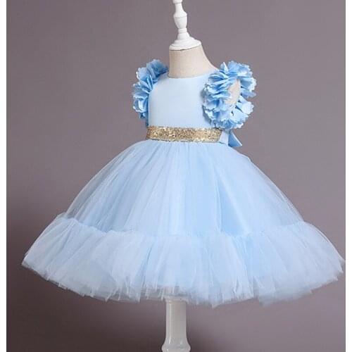 Flower Girls Wedding Elegant Princess Dress Girls Dress Infant Party Kids Dresses For Girls Children Clothing 2 6 7 8 10 12 Year