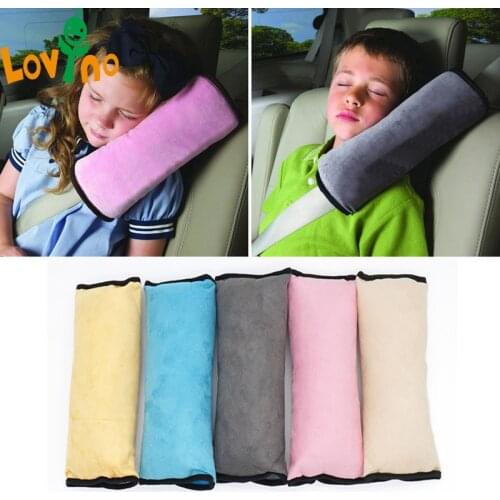 Baby Pillow Pad Car Auto Safety Seat Shoulder Belt Protector Anti Harness Roll Pad Sleep Pillow For Kids Toddler Pillow