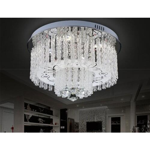 European-style living room lights crystal lamp round ceiling light LED hall lights bedroom lights SJ7 ya75