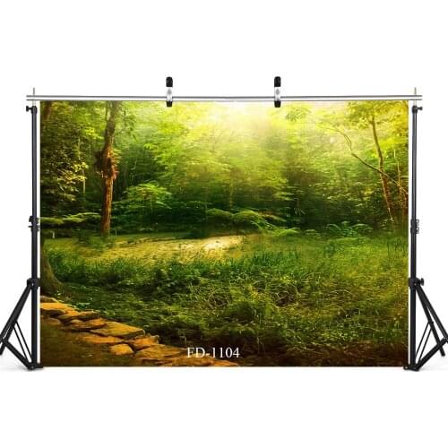 Woods Lake Photographic Background Portrait For Photo Studio Children Baby New Born Vinyl Cloth Photo Backdrop Photo Booth