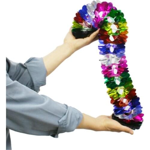 Garland ( Pull flower,Medium )/Sequins Flower Waterfall Magic Tricks Appearing Flower Magia Stage Gimmick Prop Accessories