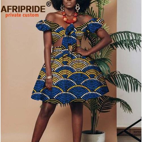 African Clothing for Women Short Top + Mini Skirt 2 Piece Set Dahiki Printed Sexy Club Party Ankara Attire AFRIPRIDE A1926013