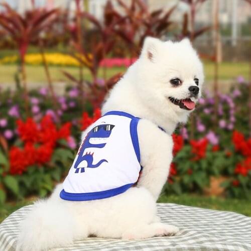 Dog Summer T-Shirt Vest Breathable Mesh Fruit Pattern Printed Puppy Clothes for Small Dogs Cat Chihuahua Bull Dog Supplies