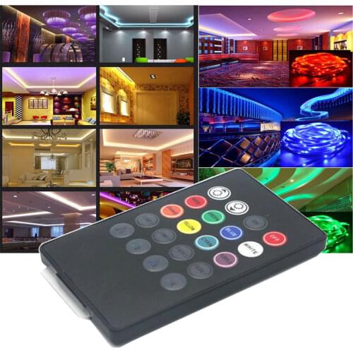 Magic Home Remote LED Controller 20 Keys Mini Music Sync IR For 6A LED RGB Strip Light SMD 5050 3528 Lamp 5V USB Batter Powered