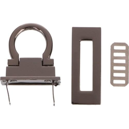 Metal Clasp Turn Twist Lock for DIY Craft Shoulder Bag Purse Handbag Hardware