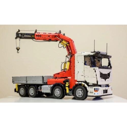 NEW RC Power Function technolog Bat Truck off-road Rescue Crane MOC-8800 Building Blocks Toy Kit Educational Kids Birthday Gifts