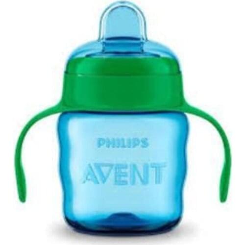 Philips Educative No Dropping Glass Blue 6m+200ml- Free Shipping