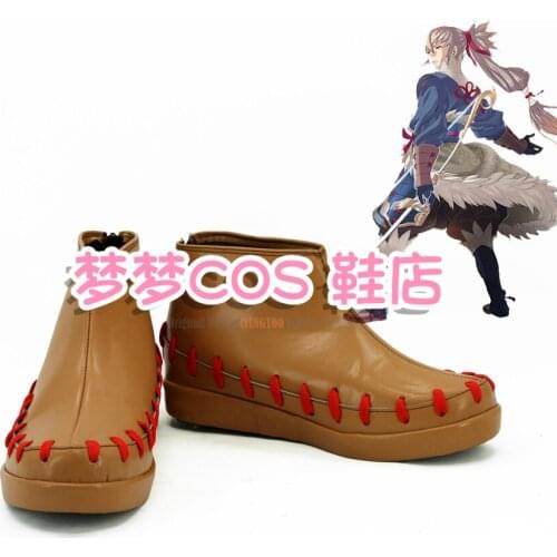 Fire Emblem takumi Anime Characters Shoe Cosplay Shoes Boots Party Costume Prop