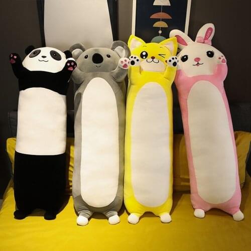 Plush Animals Koala Cat Rabbit Panda Lovely Long Soft Gift Creative Office Lunch Break Nap Sleeping Pillow Cushion Plush Stuffed