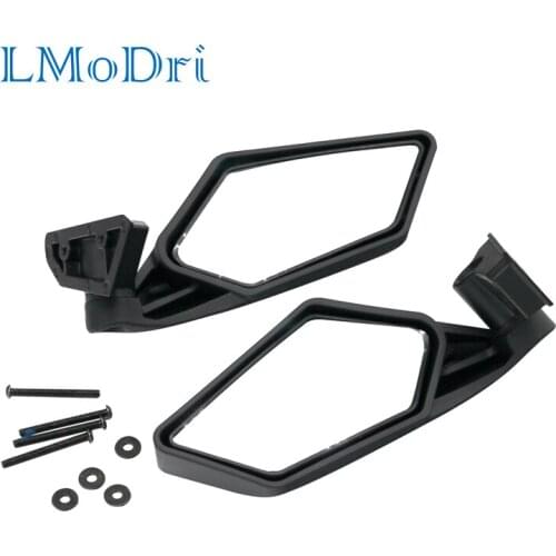 LModri Can Am Maverick X3 2017 2018 For Suzuki Quadracer 450 2006-2009 UTV Side View Mirrors Rearview Mirror Adjustable