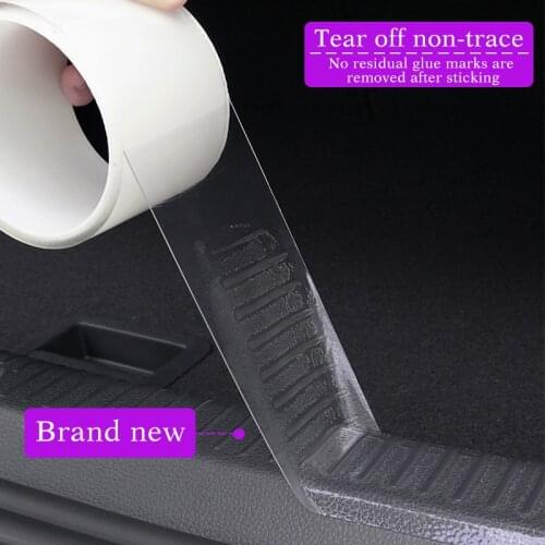 Car styling door anti-scratch transparent tape threshold anti-dirty invisible tape for dodge caliber ram 1500 caravan charger