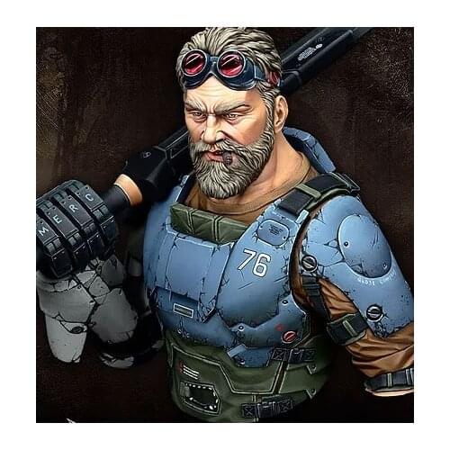 [tuskmodel] 1:10 resin bust resin model kit B1001