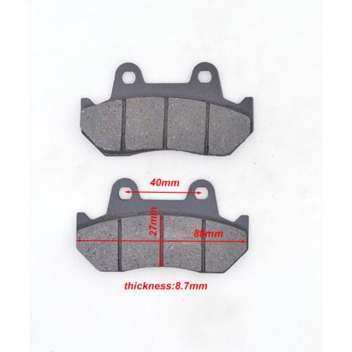 High Quality Motorcycle Brake Disks Pads For Honda CBT125 CB125T CBT CB 125 125cc Brake Spare Parts