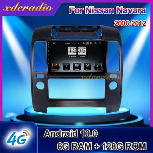 Xdcradio 9" Touch Screen Android 10.0 For Nissan Navara Car Radio DVD Multimedia Player GPS Navigation 6+128G Carplay Stereo 4G