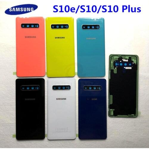 SAMSUNG Galaxy S10 S10 Plus S10e Back Glass Battery Cover Rear Door Housing Case For SAMSUNG S10 S10+ S10e Back Glass Cover
