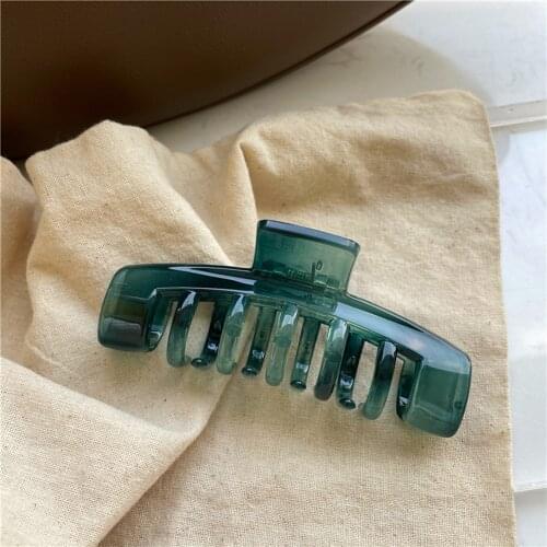 1PC Barrettes Hair Clips Hair Claw For Women Acrylic Hairpins Hair Crab Claws Girls Make UP Washing Tool Accessories Decoration