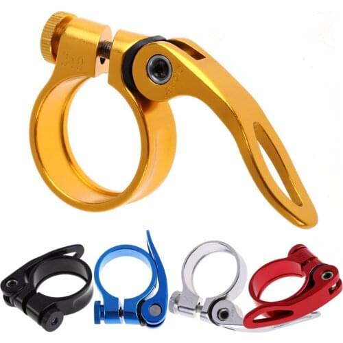 34.9mm MTB Bike Saddle Seat Post Clip Quick Release Bike Seat Clamp BMX Road Bike bicycle Seatpost Clip Cycling Parts