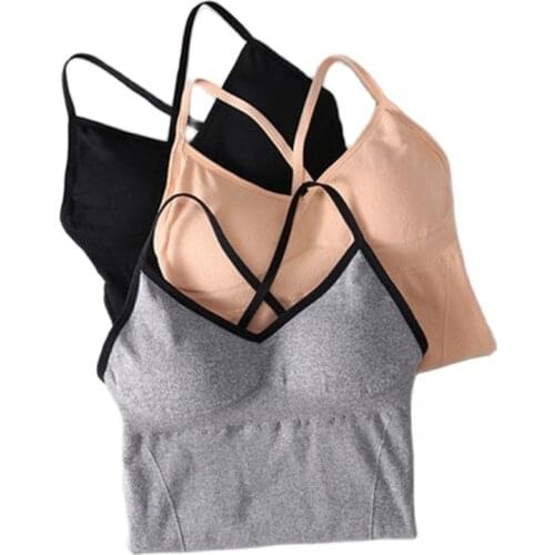 Womens warm vest with suspender in autumn and winter plus plush and thickened inside and bottom coat with chest cushion large