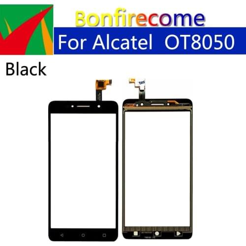 10Pcs\lot Touchscreen For Alcatel One Touch Pixi 4 OT 8050D 8050 OT8050 Touch Screen Panel Sensor Digitizer Glass Replacement