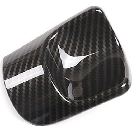 Car Carbon Fiber Dashboard Under Trim Cover Air Outlet Trim Sticker Fit for Benz GLB Class X247 2019 2020 Accessories