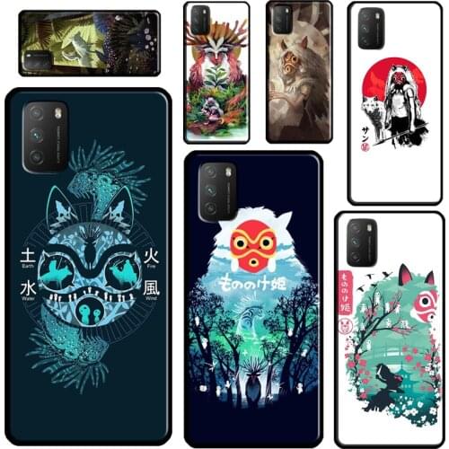 Princess Mononoke For Xiaomi Mi Note 10 Lite Mi 11 Ultra 9T 10T Pro A3 Phone Case For POCO F3 F2 M3 X3 Pro