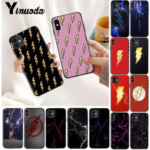 Yinuoda Lightning art DIY Painted Bling Phone Case For iPhone 11 8 7 6 6S Plus X XS MAX 5 5S SE 2020 XR 11 pro Cover