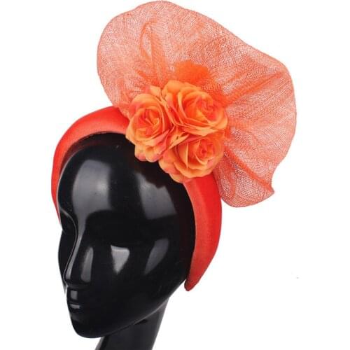 Elegant Ladies Party Dinner Flower Headwear Wedding Fascinator Women Hair Accessories Fashion New Headdress For Female Princess