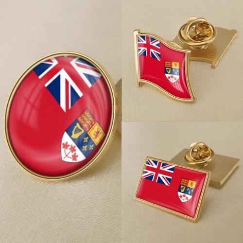 Coat of Arms of Canada (1957–1965) of Canada Flag National Emblem Brooch Badges Lapel Pins