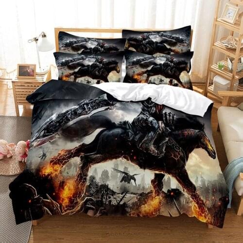 Bedding set duvet cover set 3d bedding digital printing bed linen queen size bedding set fashion design