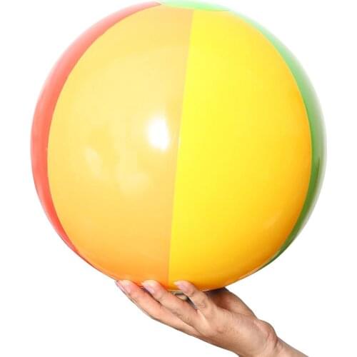 Mounchain 12 PCs Inflatable 6-Color Traditional Beach Balls Pool Party Toys Birthday Favors
